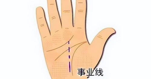 事业线图解女右手断断续续 事业线图解女右手没有事业线